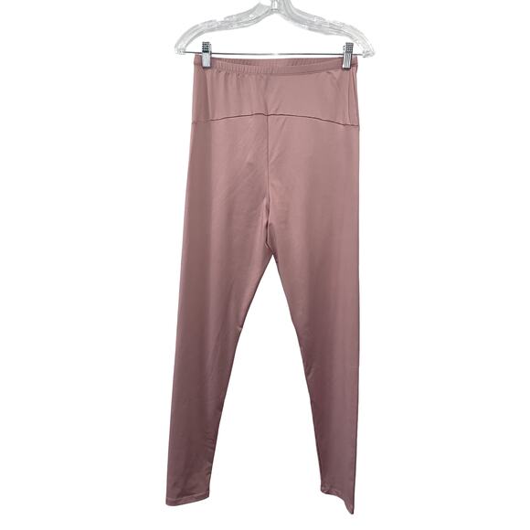 Set of 4 Maternity leggings in Black, Pink, and Blue - Picture 6 of 11